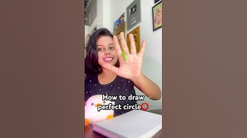 Tutorial: How to draw perfect circle without compass😍 #shorts