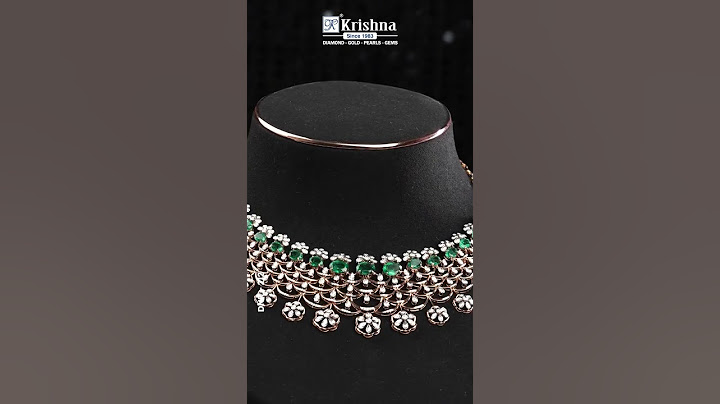 Exquisite Emerald and Floral Choker.
