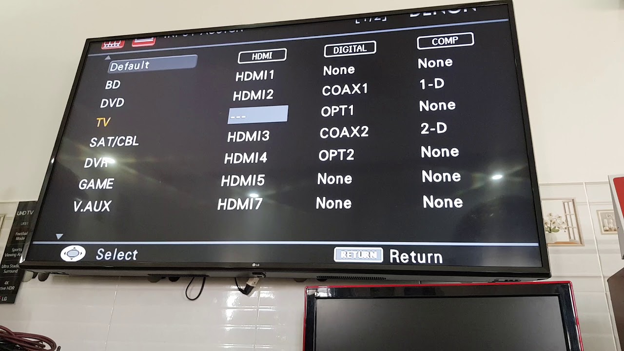 Hướng dẫn kết nối HDMI ARC cho tivi Lg và amply Denon AVR 4311