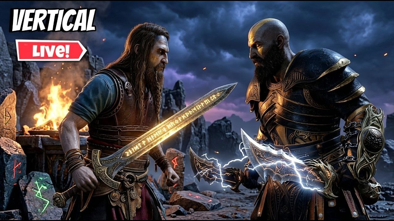 Live | God of War Ragnarok Valhalla DLC | Vertical Live Gameplay ( PS5 )