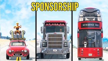 Noob vs Pro vs Hacker, but in Sponsorship - Beamng drive