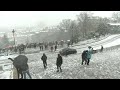 Views from Montmartre show Paris covered in snow | AFP