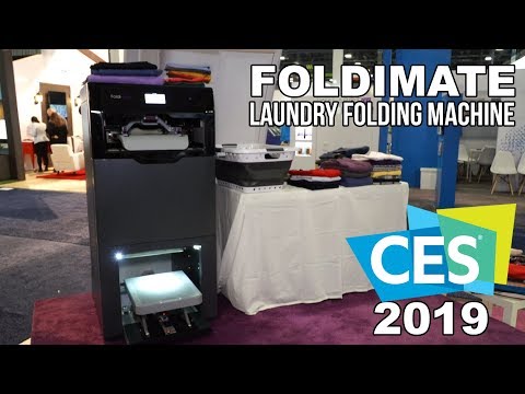 FOLDIMATE Laundry Folding Machine at CES 2019! 