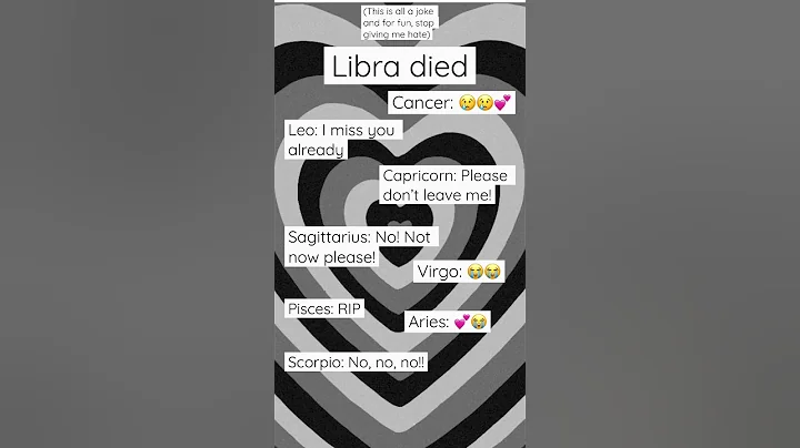 If Libra died #zodiac #zodiacsigns #trend #new #fun #viral #shorts #roadto300 - DayDayNews