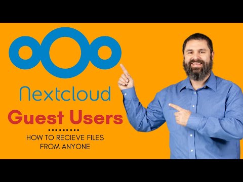 Nextcloud Setting Up Guest Account