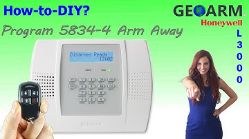 Honeywell 5834-4 - How to Program Arm Away Button L3000 System?