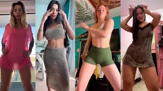 😱Transparent Dress Challenge😱[4K] Girls Without Underwear #16