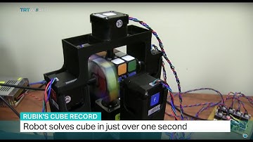 Robot solves Rubik’s Cube in just over one second