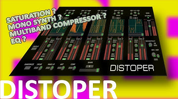 Build your own saturation/distortion : FREE VST PLUGIN DISTOPER walkthrough.
