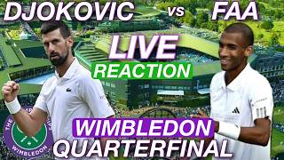 Djokovic vs Auger-Aliassime 2026 Wimbledon Quarterfinal | Live Reaction & Watchalong