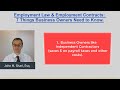 In this insightful video, business attorney John M. Shari delves into the pivotal legal issues surrounding employment contracts. He discusses vital contract elements, from job description and compensation to confidentiality clauses and termination terms. With a focus on potential legal pitfalls and how to avoid them, this video is a must-watch for employers, HR professionals, and employees seeking to understand and navigate employment contracts effectively.