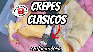 RECETA: CREPES DULCES Y SALADOS en Licuadora! una masa para dos sabores :P Facilito!