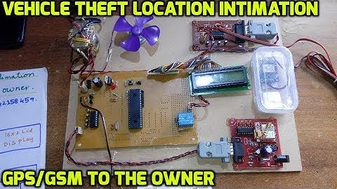 Vehicle Theft Location Intimation by GPS/GSM to the Owner