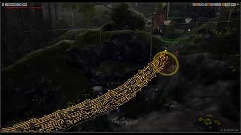 Unreal Engine - Wattle Fence Spline Tool