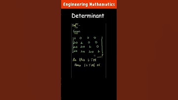 Determinant GATE 2022 PYQ - Linear Algebra Engineering Maths for GATE by Priyanka Sharma