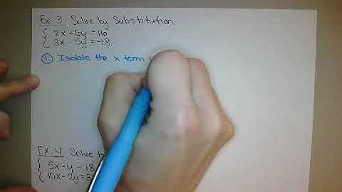 Alg 1 11.2 Solve Sytems by Substitution Method Video Lesson.mp4