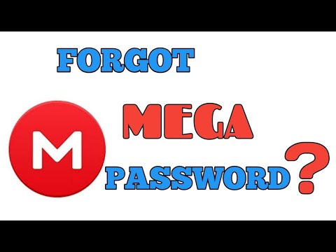 Forgot MEGA Password /how to safe MEGA Account?