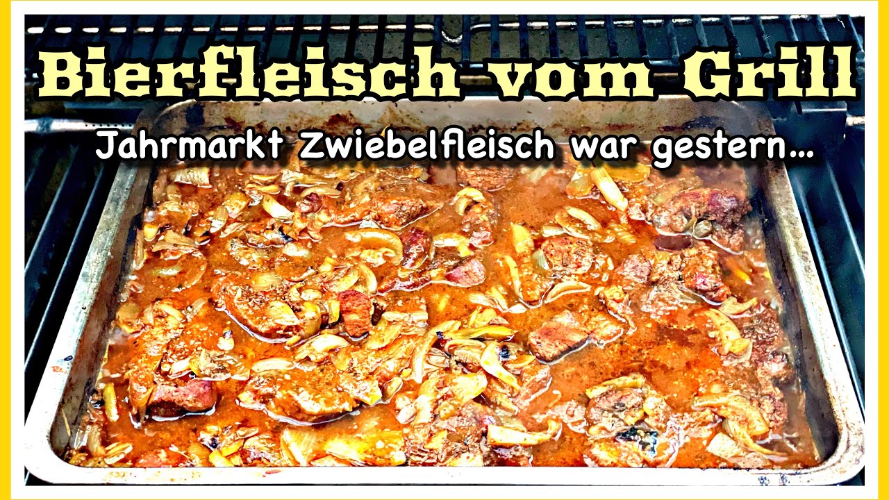 Bierfleisch besser als das Jahrmarkt Zwiebelfleisch Partyrezept