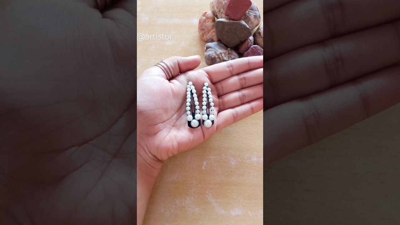 Beautiful hair clip diy 