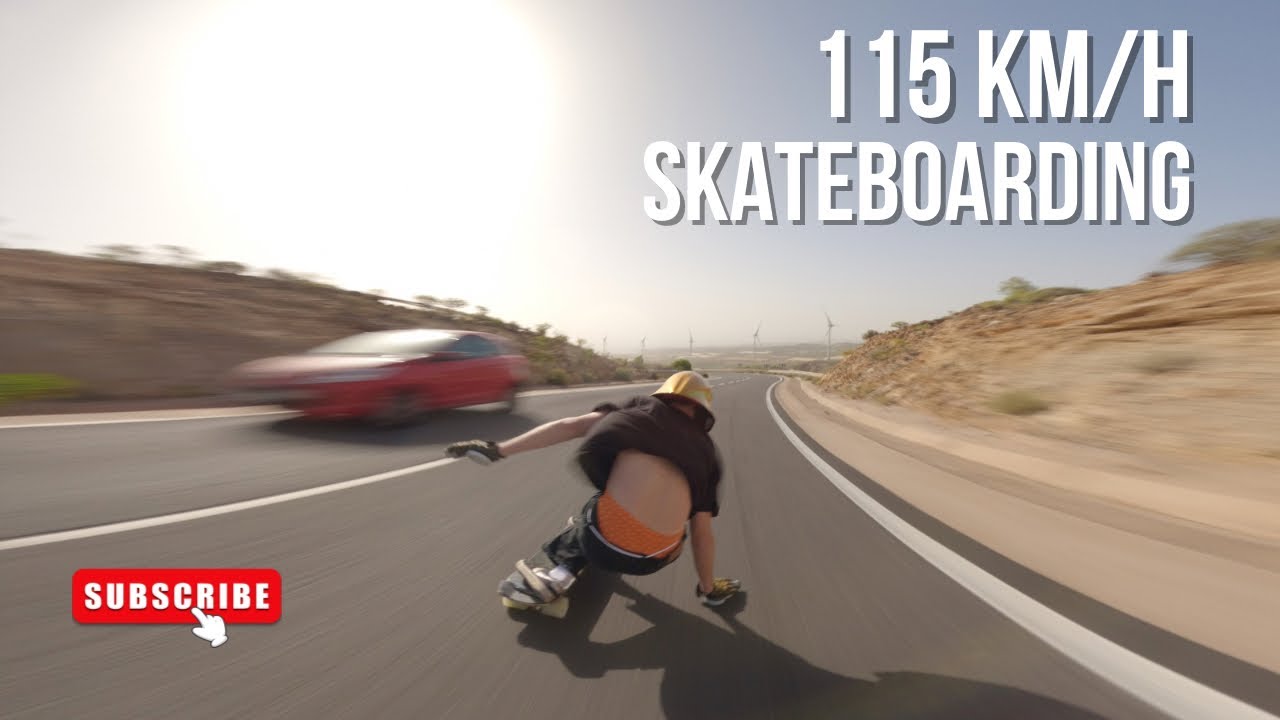 115 km/h on skateboard!!! MY FASTEST RUN EVER!