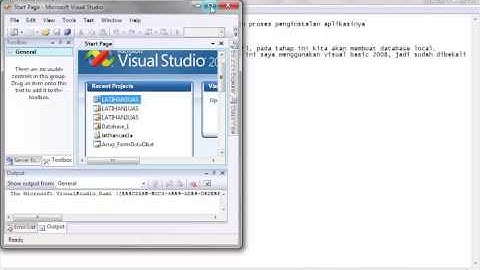 Tutorial Pembuatan Program Database Sederhana VB 2008