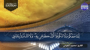سورة البقرة كـــاملة || 👈 بصوت ابداعي جديد ✋ الشيخ محمود الطوخي ✋لتحصين البيوت  👉  HD