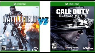 Battlefield 4 Vs Call of Duty:Ghosts (Online Opinion)