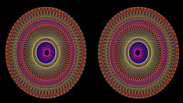 3D Mandala-A Symmetrical Morph With Rotation, Patterns 29-30-29
