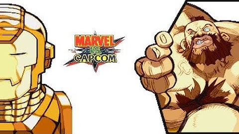 Gold War Machine+Zangief Arcade Playthrough / Marvel VS Capcom / Dreamcast