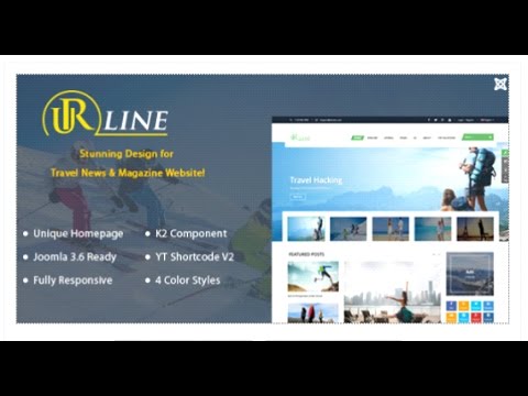 Urline - Responsive Travel News Joomla Template | Themeforest Download