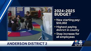 Anderson School District 2 announces increase in starting pay for teachers