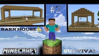 Building INSANE Barn House in One Block World - Minecraft Build