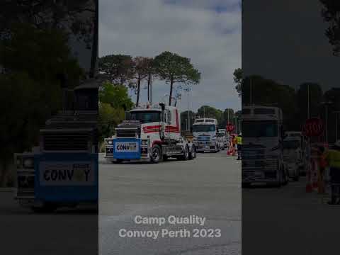 Camp Quality Convoy 2023 #trucks #truck #airhorns #bigrigs #trucking #campquality #charityrun #loud