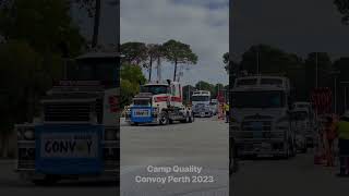Camp Quality Convoy 2023 #trucks #truck #airhorns #bigrigs #trucking #campquality #charityrun #loud