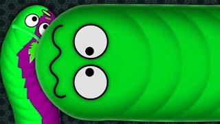 Wormate.io 1 Tiny Monster Bad Worm Hack? Trapping Giant Worms Ever Epic Wormateio Gameplay!