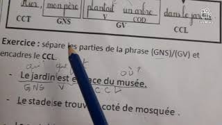 Le (CCL_GNS_GV) dans une phrase  c'est important ❤❤