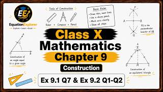 Chapter 9 Construction || Ex 9.1 Q7, Ex 9.2 Q1-Q2 || BOSEM || Manipuri