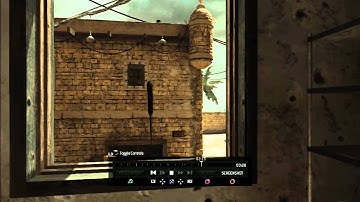 Double seatown crossmap and mw3 bs throwing knife in foot