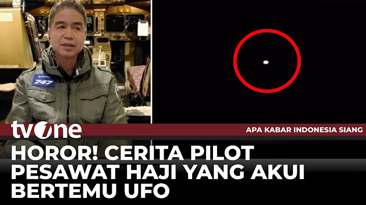 Pesawat Haji Bertemu UFO? Kapten Rudi Ceritakan Objek Cahaya Misterius Tak Terdeteksi Radar | AKIS
