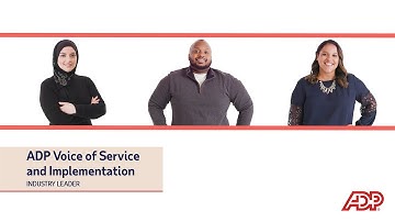 ADP Client Service and Implementation - Industry Leader