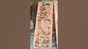 Lý Ngư Vọng Nguyệt - #Shots siêu phẩm tranh gỗ Ngọc Am - Nhà gỗ Lâm Đại Việt