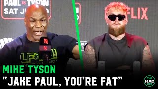 Mike Tyson on Jake Paul: "I started Jake off, and I’m going to finish him" | Press Conference image