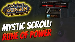 How to get Mystic Enchant: Rune of Power | Mage [Warcraft Reborn | Ascension Bronzebeard]