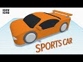 [1DAY_1CAD] SPORTS CAR (Tinkercad : Know-how / Style / Education)