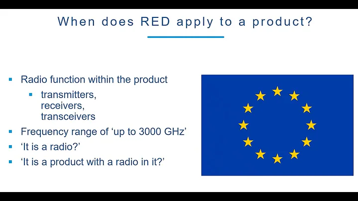 Demystifying the Radio Equipment Directive (RED)