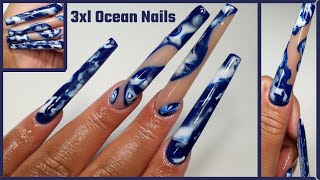 3xl Polygel Ocean Nails | Unboxing