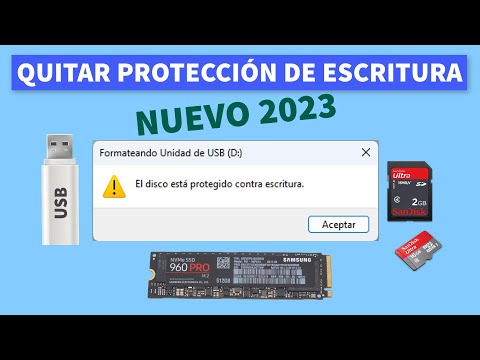 Video: ¿Cómo elimino la protección contra escritura de la unidad flash Lexar?