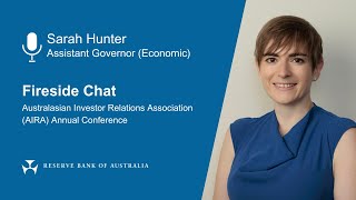 Fireside chat by Sarah Hunter, Assistant Governor (Economic), at the AIRA Annual Conference
