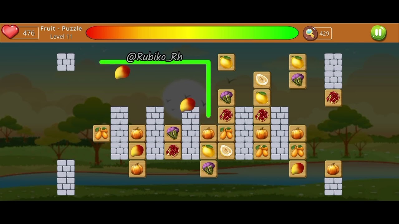Puzzle fruit lvl 11 ||animal connect 