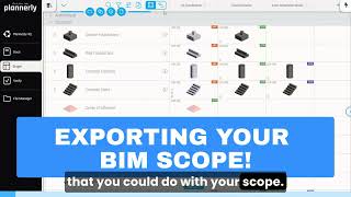 Exporting your BIM Scope (Export Options for Easy Document Generation)